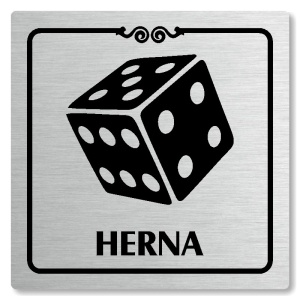Herna, 100x100mm, stříbrná, Texas